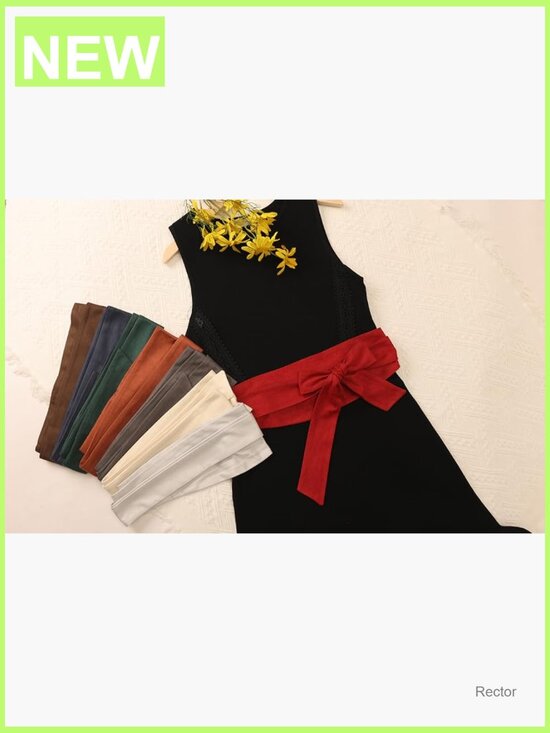 Plus Size Wide Obi Belt Self Tie Wrap Sash Waistband for Dress